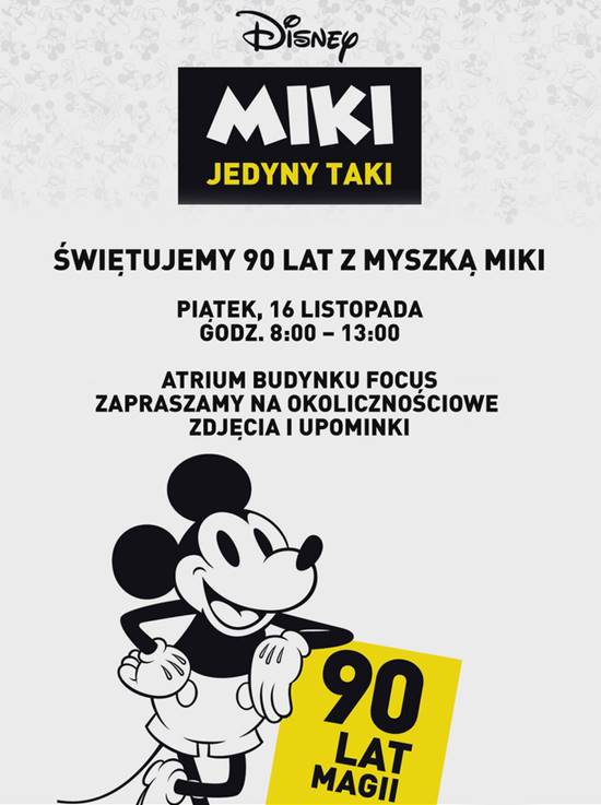 90 urodziny Myszki Miki! 